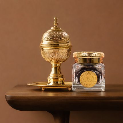 Bakhoor Bouquet Gold with Copper Incense Burner